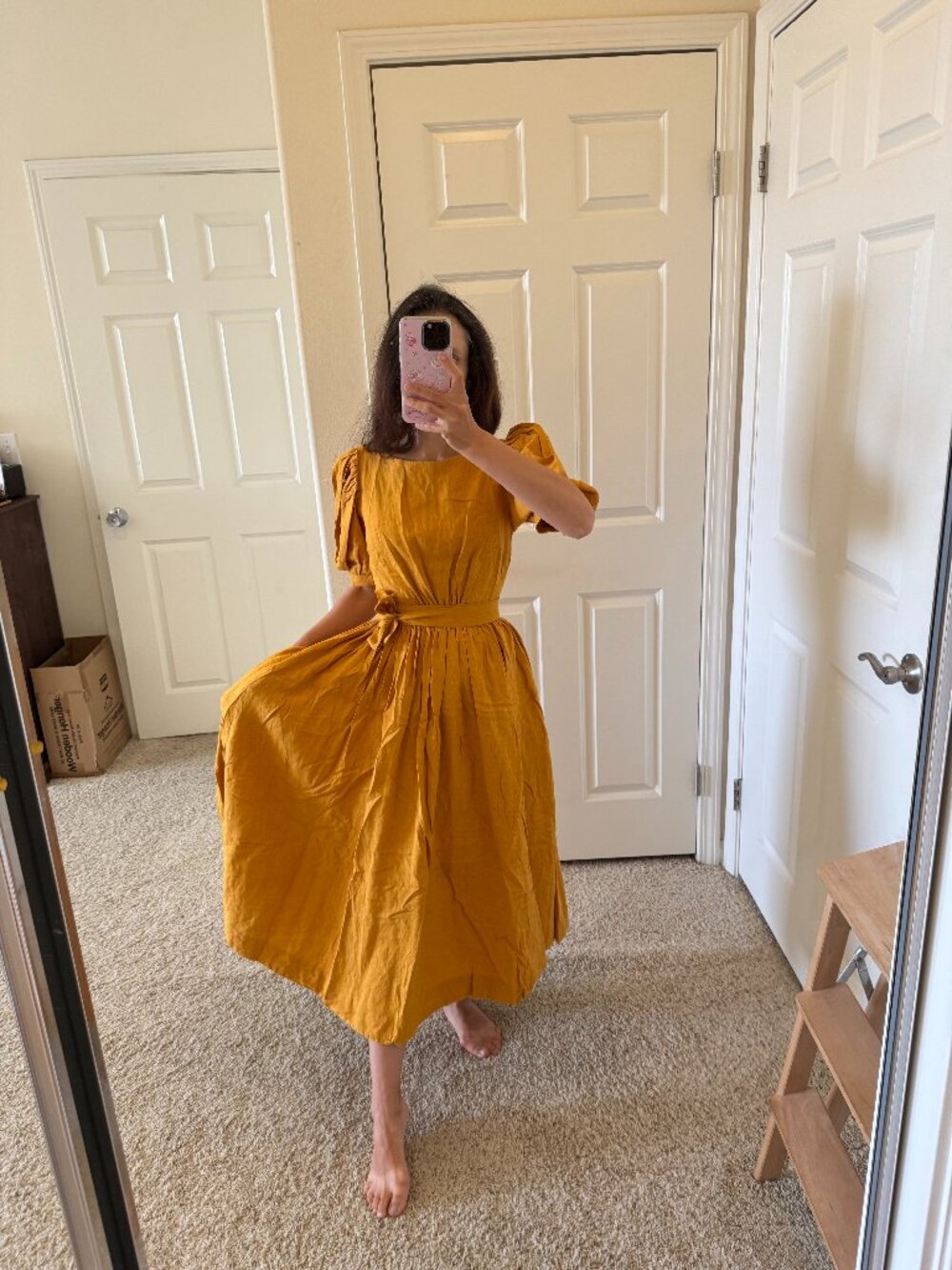 The Amy Dress '23 with short sleeves from Little Women Atelier